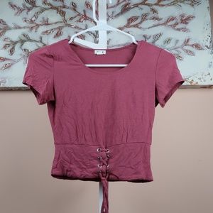 Garage Cinched Crop Top